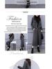 2025 Autumn/Winter Women's Herringbone Wool Coat & Wide-Leg Pants Set