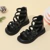 Girls Soft Sole Summer Sandals Outdoor Beach Shoes Strappy Design Lightweight Flexible Sole Toddler Little Kid Footwear