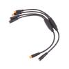 E-Bike Signal Sensor Waterproof Y-Splitter 1T2 3 Pin Connector Cables Sensor For Bafang Electric Scooter Bicycle Cord Parts