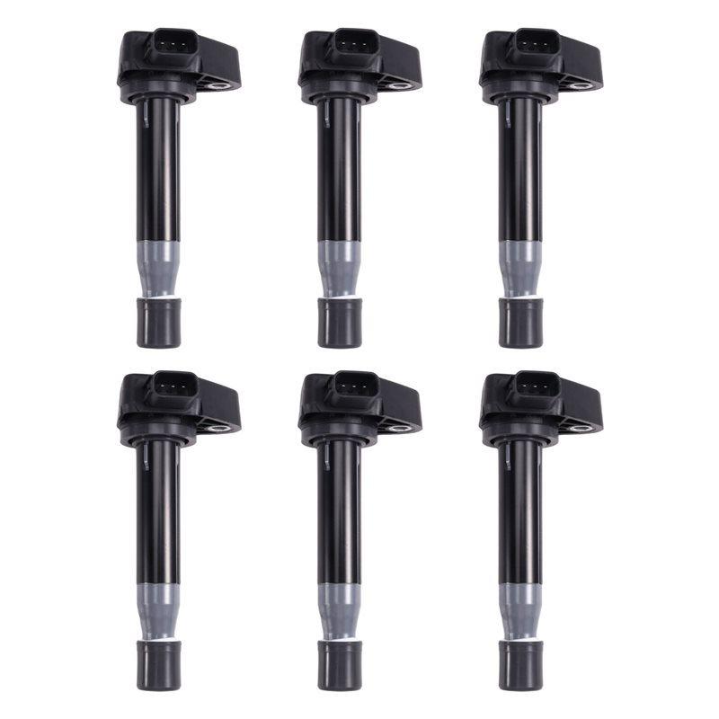 Car Ignition Coil Set- 6 Pieces For Honda Accord Civic Pilot Acura CL EL MDX RL TL 1999-2011(30520-P8E-A01 30520-PVF-A01)