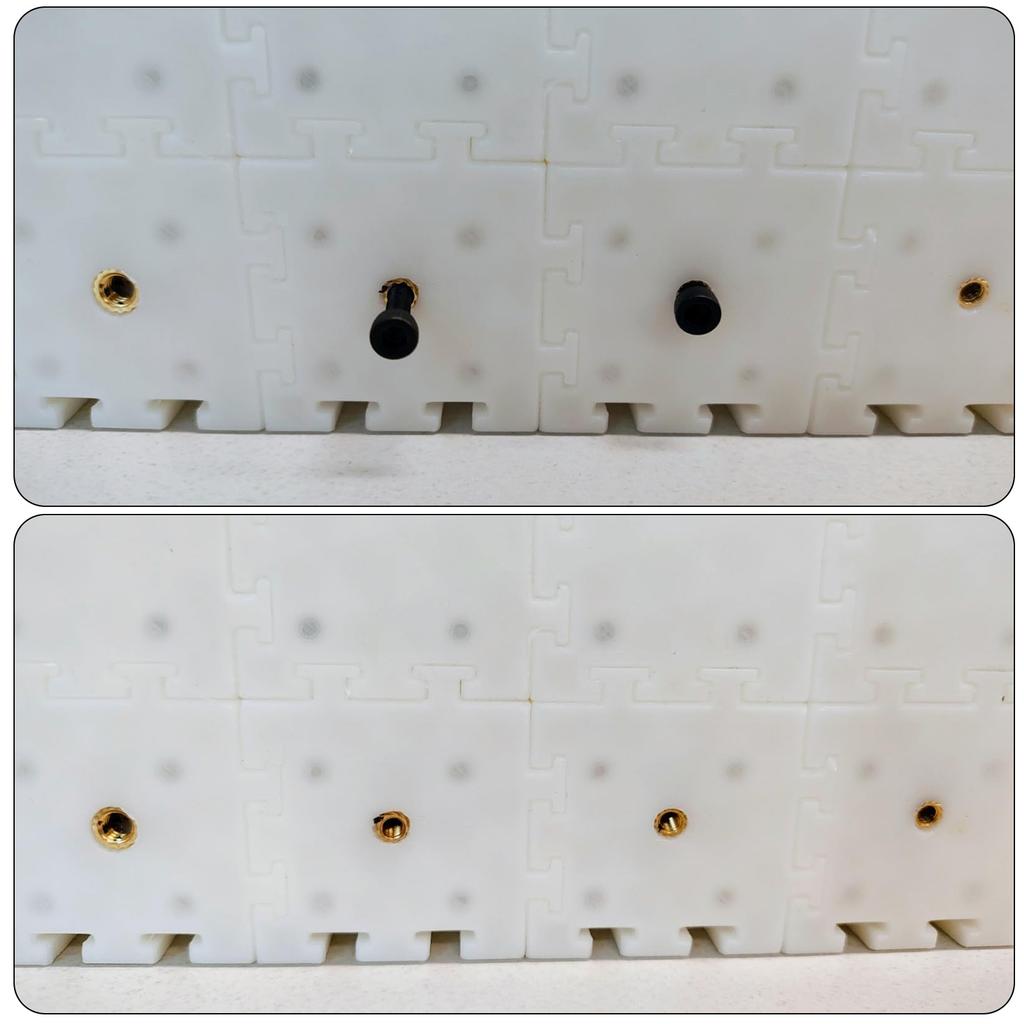 380Pcs Brass Knurled Nuts 2/2.5/3/4/5/6mm Threaded Inserts Metric Knurled Nuts Assortment Kits for 3D Printing