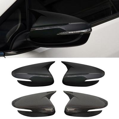 For KIA K3 Cerato Forte Ceed 2 2013-2018 ABS Car Rearview Side Mirror Cover Wing Cap Exterior Door Housing Trim Adhesive Sticker