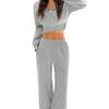 2025 Casual European & American Hooded Sweatshirt & Long Pants Set