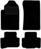 Schwarze Velours-Fußmatten für: SsangYong Rexton II SUV (2006-2012)