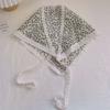 Kvinner Blonder Trekantskjerf Søte Jenter Solskjermingsskjerf Vår Sommer Fransk Strandstil Hårbånd Vintage Kvinne Dame Muslimsk Hijab