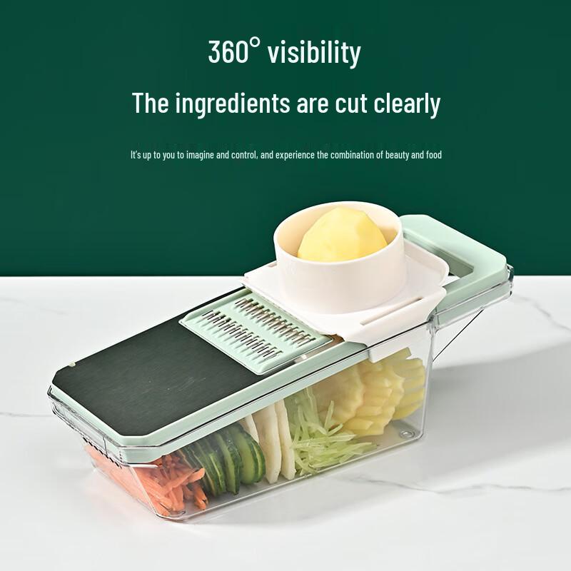 YUKAJUE Kitchen Multi-functional Slicer and Shredder CN plug (adapter included)