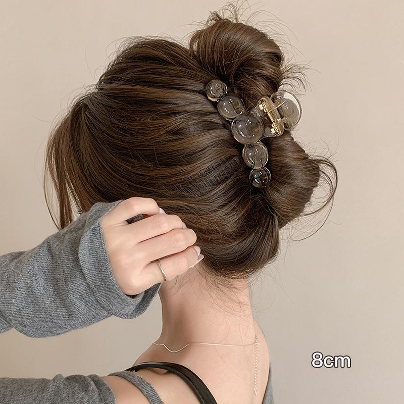 2025 Elegant Large Hair Clip for Women - Chic Shark Design for Thick Hair