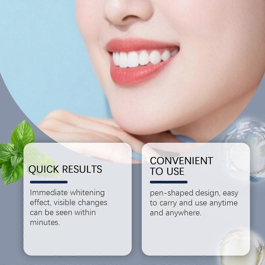 Oralhoe Tooth Cleaning Pen - Cleans Teeth, Removes Plaque And Stains, Naturally Brightens, Daily Dental Care Pen