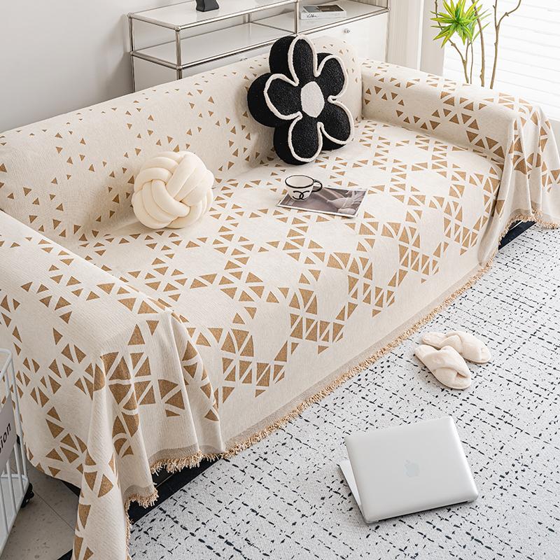 Four Seasons Universal Sofa Cushion Chenille Universal Sofa Cover Towel Full Covered Cover Anti-Scratching Cushion