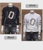 Men's 2023 Korean Style Slim Fit Letter Print Sweatshirt - Trendy, Thickened, Casual Jacket for Autumn and Winter
