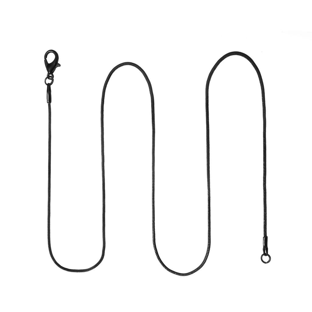 Necklace, Stylish And Simple Black Alloy Necklace
