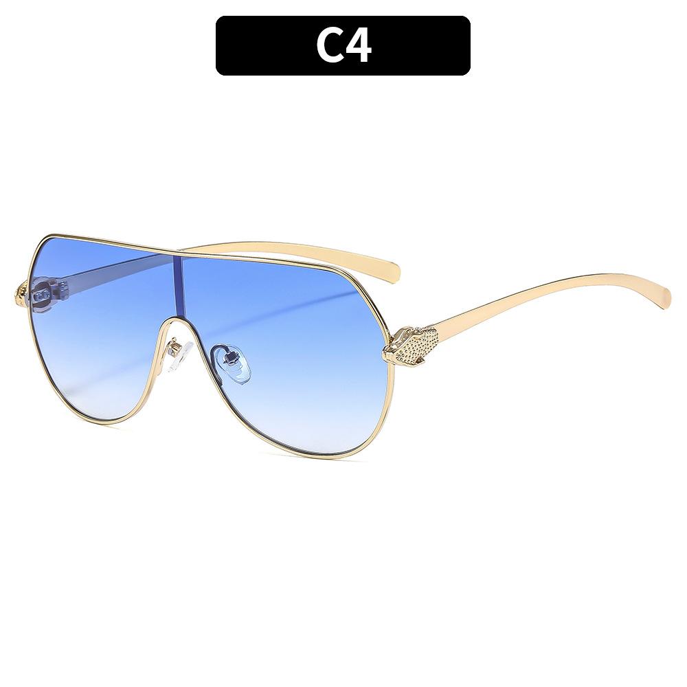 Women's Sunglasses, Metal Large-frame Aviator Sunglasses, Men's and Women's Fashion Sunglasses.