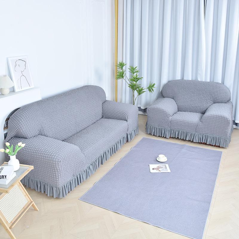 Old Fashioned Sofa Cover All Inclusive Universal Cover Thickened Four Seasons Universal Type One Two and Three Groups Anti Cat Scratch