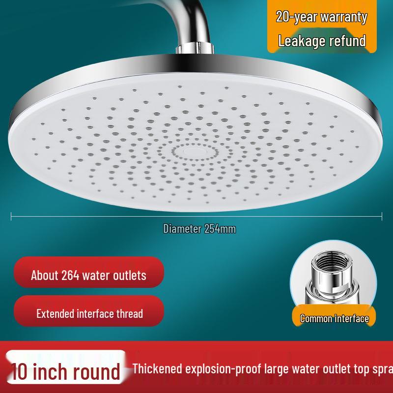 Pressurized Shower Head Booster Set for Hotel & Home Bathing