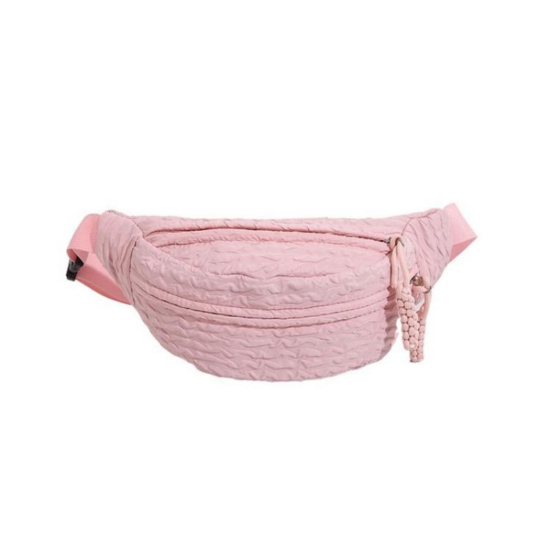 Light and Cute Soft Girl Crossbody Fanny Pack, Fresh and Simple Versatile Small Bag, Female and Girl Breast Bag