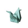 Creative Paper Cranes Ceramic Handicrafts Geometric Origami Sculptures Bird Swan Decorative Figurines Home Decoration