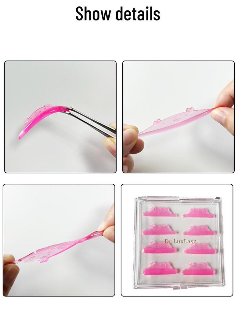 Keratin Eyelash Perm Kit with Silicone Eye Pads and Soft Glue
