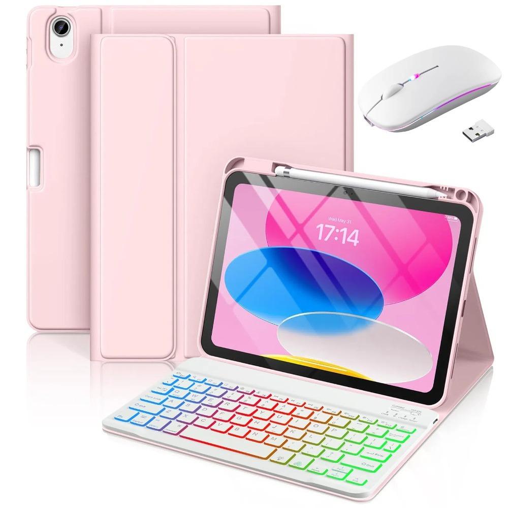 Keyboard case for iPad 11 A16-inch, with backlit keyboard and mouse.