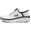 DLux Walker 2.0 Slip-Ins Comfortable Versatile Fabric Synthetic Leather Cushioning Breathable Low-Top Running Shoes Men Sneakers 232446-WBK