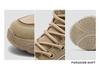 Putian Retro Men's High-Top Leather Hiking Boots - Thick-Soled, Mid-Top, Dad Style for Autumn