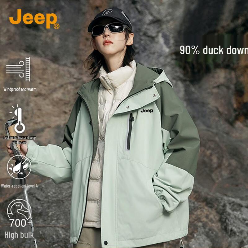 JEEP Unisex 3-in-1 Outdoor Winter Jacket