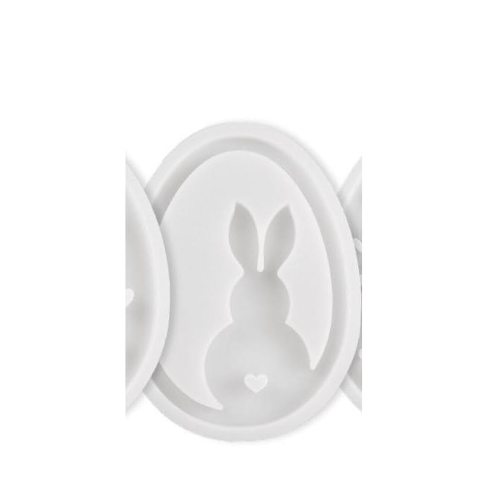 DIY Easter Rabbit  Lamp Mold Openwork Bunny Epoxy Resin Mould Hollow Lamp Mold  Easter Decoration