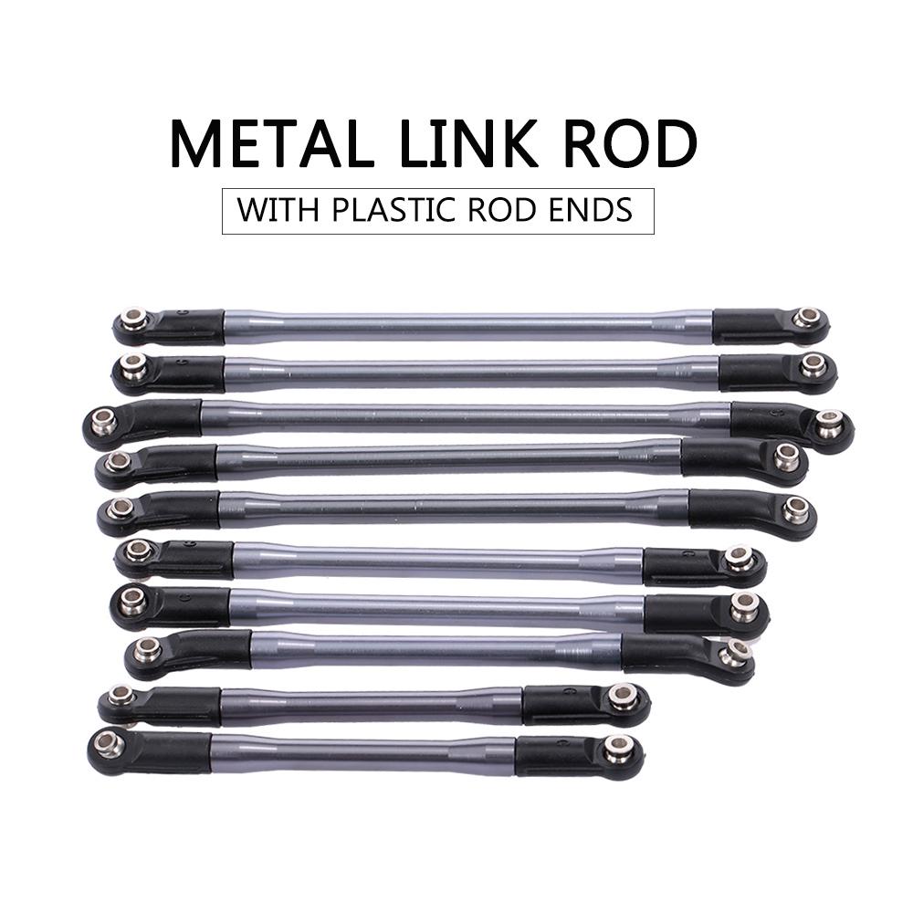 w/Angled Rod Ends for SCX-10,Crawler 2 C25592SILVER 118mm-120mm Suspension Links w/Angled Rod Ends for SCX-10,Crawler 2 C25592SILVER 118mm-120mm Suspension Links