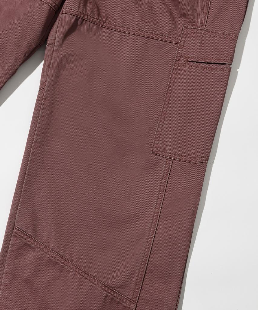 INTEMPOMOOD Panel Bio Washed Cargo Pants_Wine