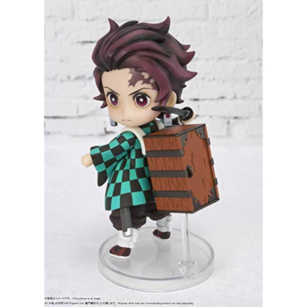 TAMASHII NATIONS Figuarts Mini Demon Slayer Kamado Tanjiro Approx. 90mm PVC & ABS Pre-painted Act...