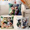 Anime Hunter x Hunter Kissen, Geschenk, Heim- und Bürodekoration, Kissenbezug für Schlafzimmer, Sofa und Auto