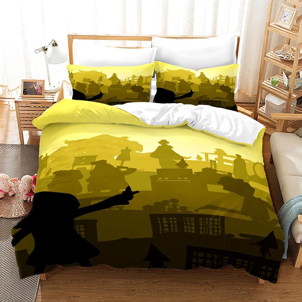 Little Nightmares Bedding Set Single Twin Full Queen King Size Bed Set Adult Kid Bedroom Duvet Cover Sets 3D Anime Bed Sheet Set