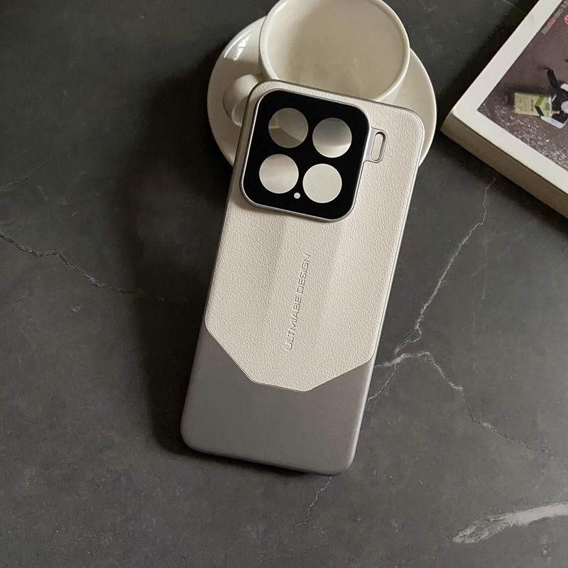 Xiaomi Mi 15 Mobile Phone Case Becomes Extraordinary Design In Seconds, Lychee Pattern Plain Leather Xiaomi14pro Personalized Creativity