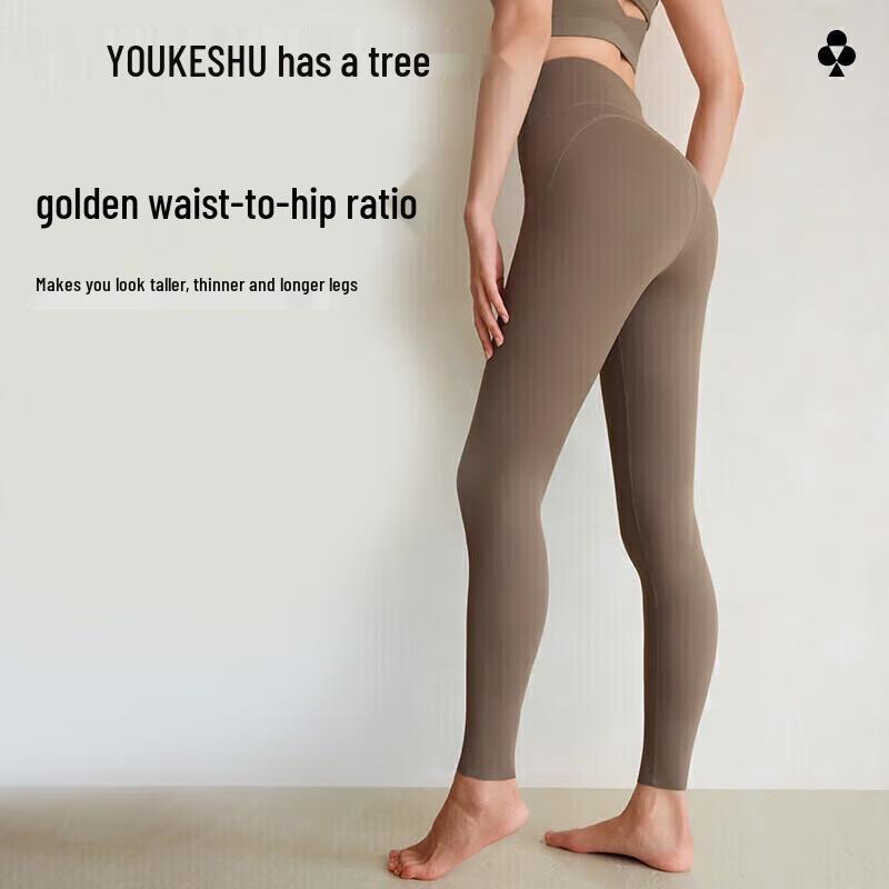 

Женские утягивающие леггинсы для йоги с высокой талией M