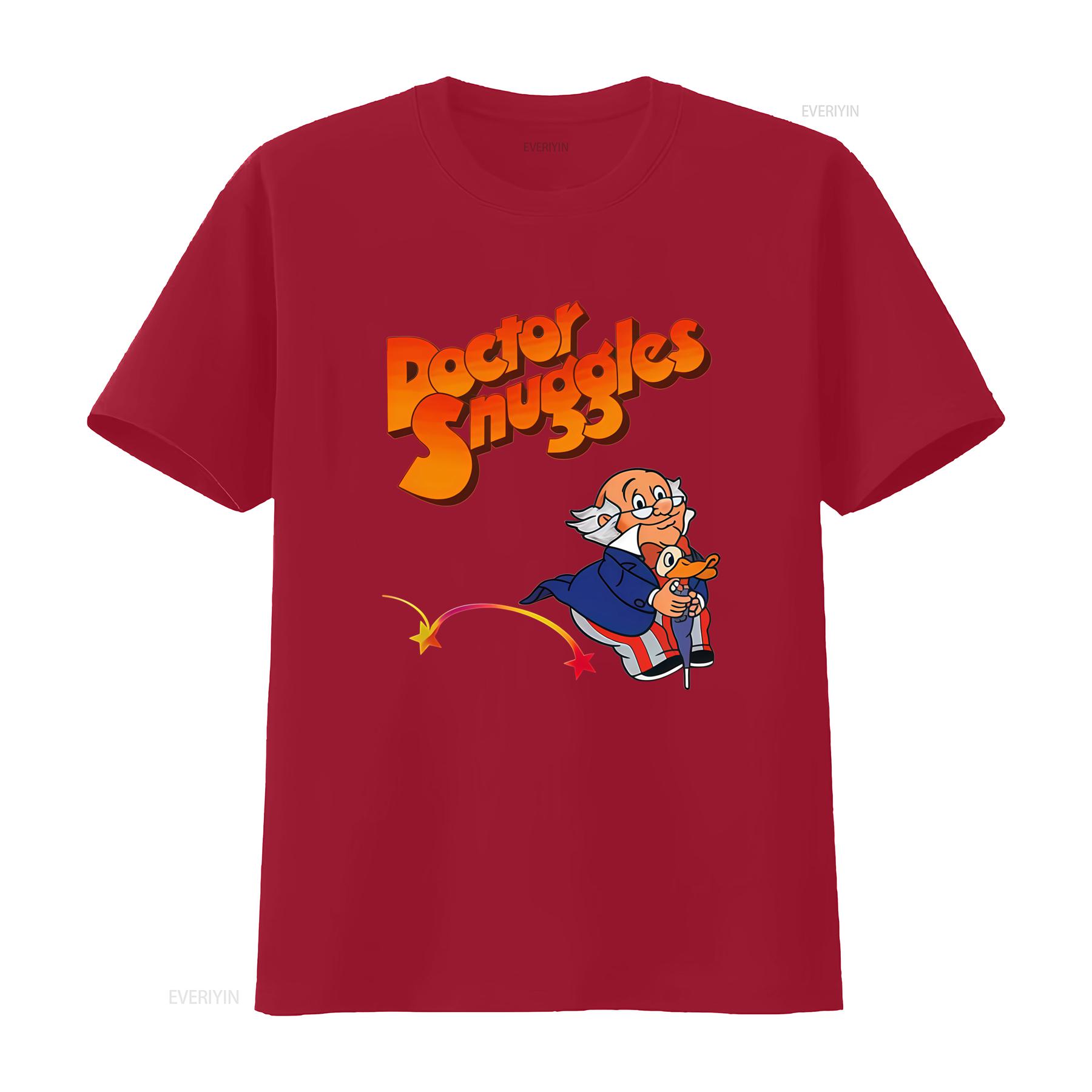 

Dr Snuggles Retro Vintage Fun Cartoon T Shirt for Men and Women Available in Sizes S to 5XL vintage Washed Breathable Soft S