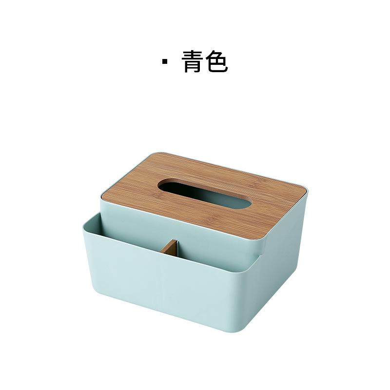 Desktop Tissue Box Holder for Facial Tissues and Napkins, Tabletop Dispenser