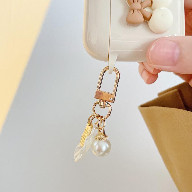 

Anti-scratch Cover for AirPods Pro 2 Cherry Decor TPU Earphone Sleeve with Pendant