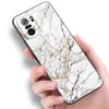 Black and White Marble Phone Case For Xiaomi Redmi Note 5 6 9T K20 K40 K50 Pro 7A 8A 9A 9C 9i 10A 10C A1 S2 Soft TPU Black Cover