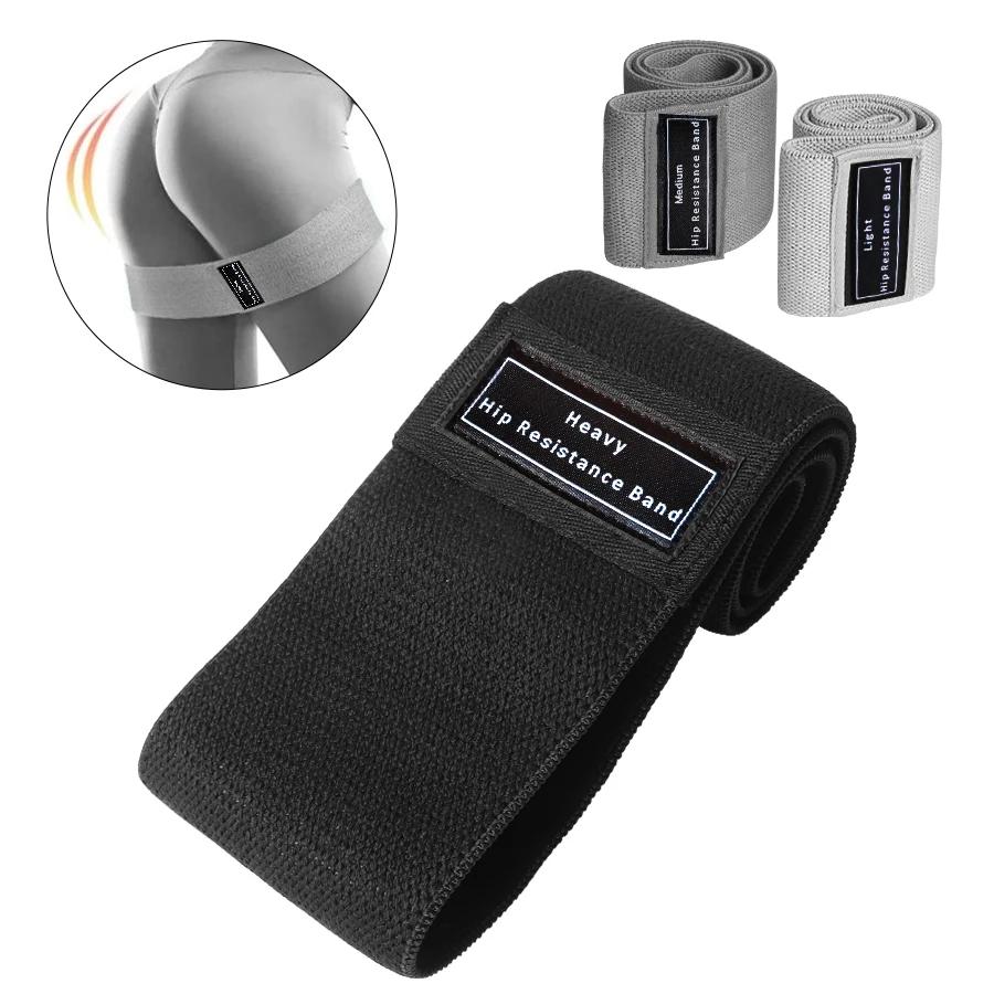 Stoffmotstand Hip Booty Bands Glute Lår Elastiske treningsbånd Knebøy Sirkel Stretch Fitness Strips Loops Yoga Gym Utstyr