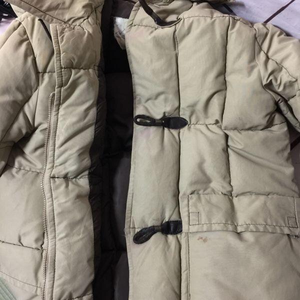 Vintage 80s-90s Canadian The Canadian Duffle Duffle Coat Outer Thick Down Jacket M-L Beige(USED)