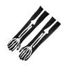 Full Finger Halloween Gloves Ghost Bone White Skeleton Mittens Punk Skull Claw Gloves  Cosplay