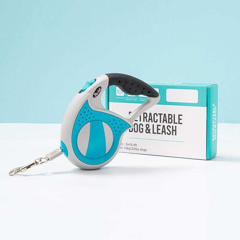 Classic Automatic Retractable Pet Leash 3m/5m Nylon Dog Leash Explosion-proof Dog Leash Upgrade One-button Brake for Dog Travel Training