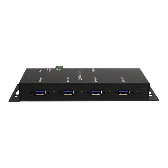 STARTECH Hub Industriel USB 3.0 - 4 Ports - Montable - Concentrateur (hub) - 4 X SuperSpeed USB 3.0 - Ordinateur De Bureau