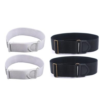 Elastische Hemdsärmelhalter Hemd Armband Ärmelhalter für Damen Herren Verstellbare Hemd Armbänder Hemdsärmelband