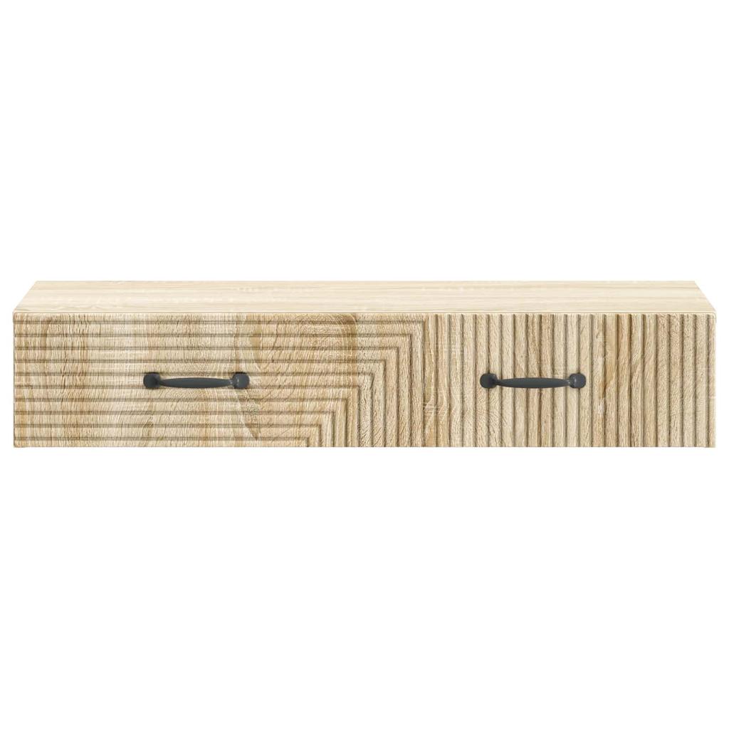 Wall Mounted Side Table Sonoma Oak 87.5 x 34.5 x 17 cm