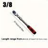Telescopic Shaking Head Quick Ratchet Wrench 1/4 3/8 1/2 Quick Release Movable Head Chromium Molybdenum Steel Multifunctional Professional Repair