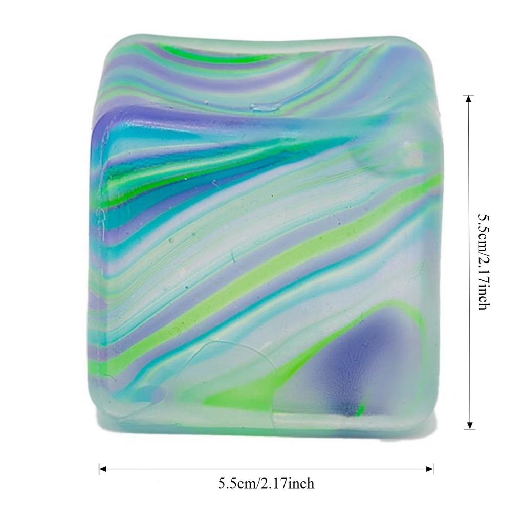 Taba Squishy Ice Cube Stress Balls Squeeze Toys For Kids Adults Sensory Fidget Toys For Anxiety Relief, Party Favors Gifts