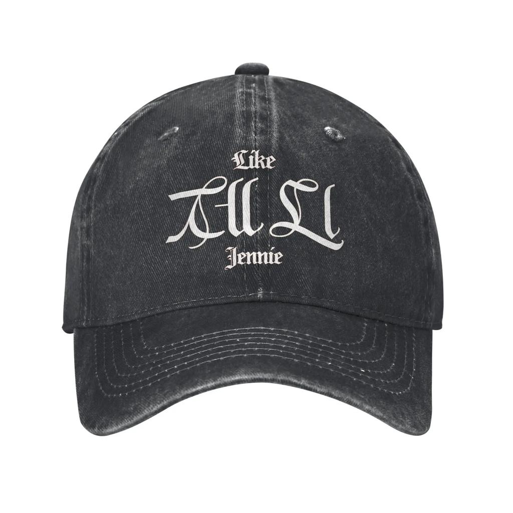 Summer Jennie Ruby Album 2025 Baseball Cap Sun Hot Sale Design Washed Hip Hop Hats Unisex Adult Classic Tennis Skate Baseball Caps