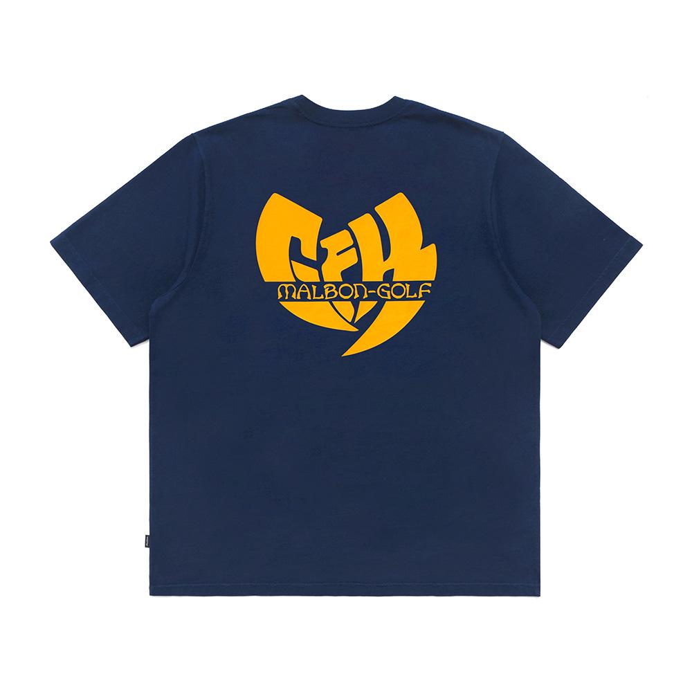 MALBON GOLF [Ghostface Killah] Short Sleeve T-Shirt Navy (Man)