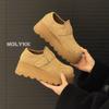 thick-soled women's muffin sole velvet warm all-inclusive cotton shoes snow boots new winter women's shoes winter shoes