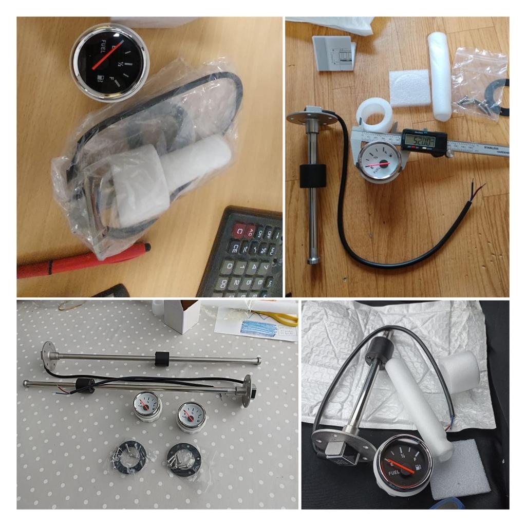 Fuel Gauge Fuel Level Gauge Fuel Gauge Fuel Sensor Fuel Meter 52mm Fuel Level